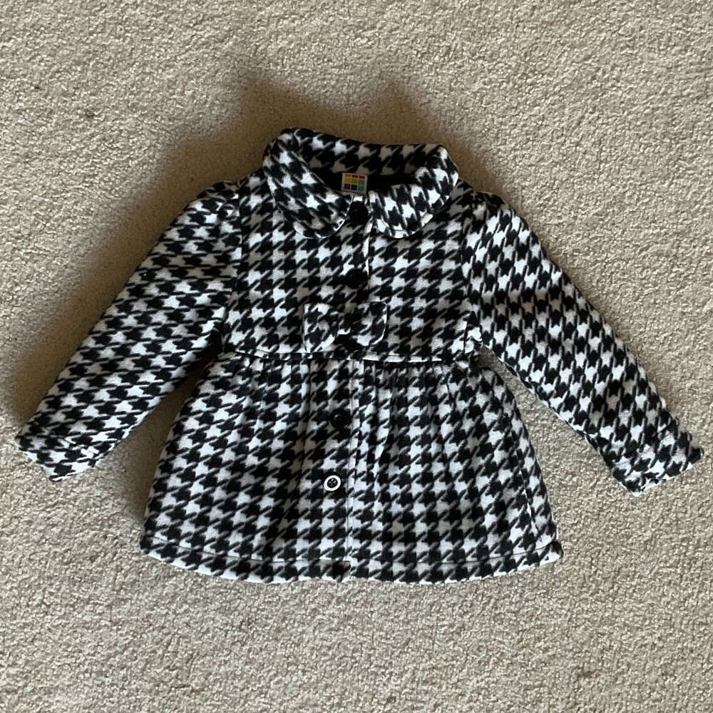 Healthtex Peacoat - Houndstooth - 3T